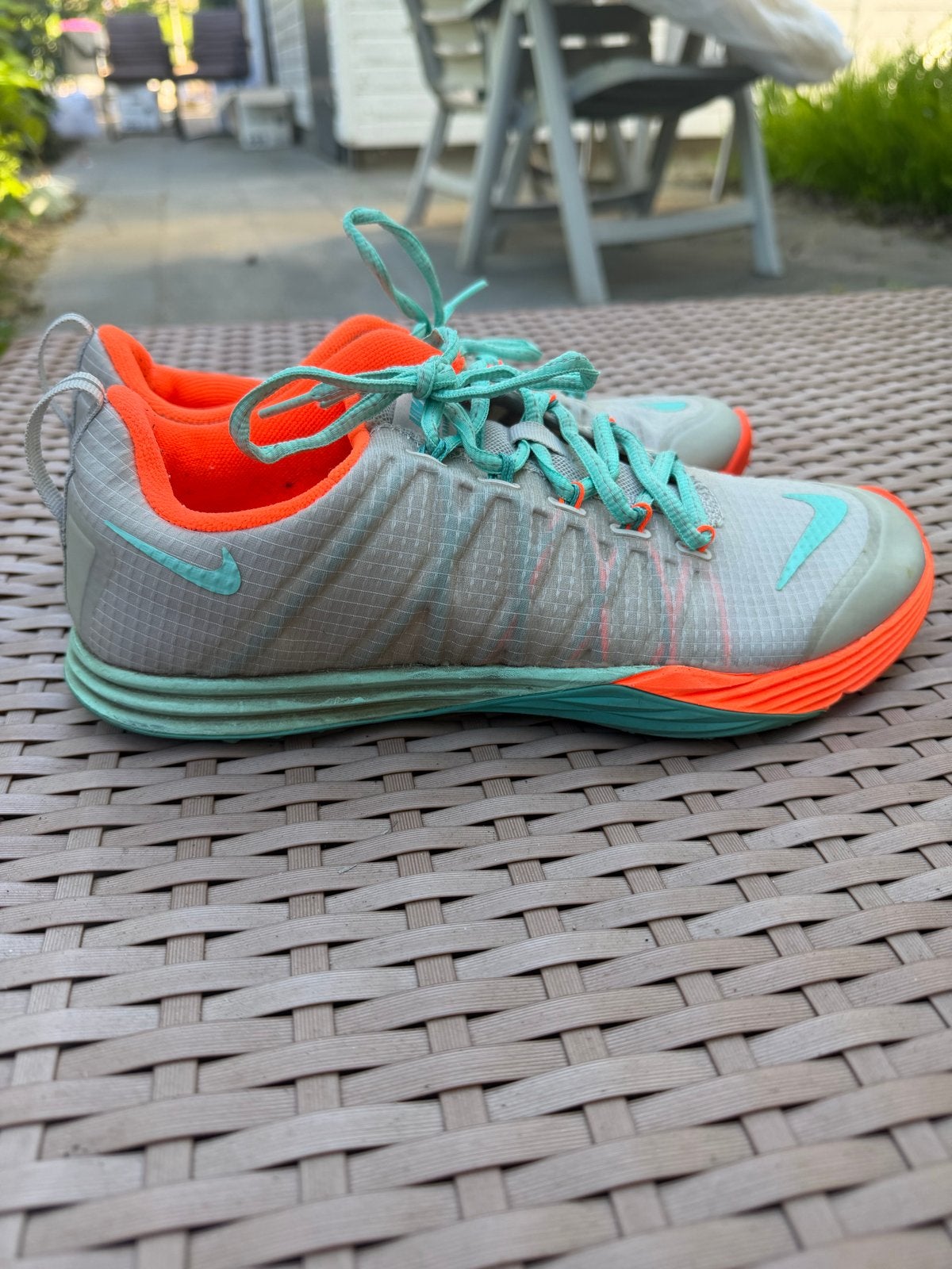Nike Lunarlon hardloopschoenen - Maat 40.5, Ophalen of Verzenden, Gedragen, Overige kleuren, Sportschoenen