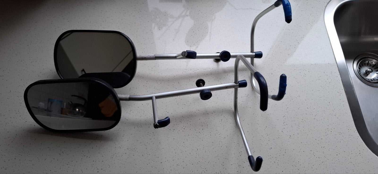 Oppi caravanspiegels voor Volvo V70, XC60 (t/m 2017), Ophalen of Verzenden, Gebruikt