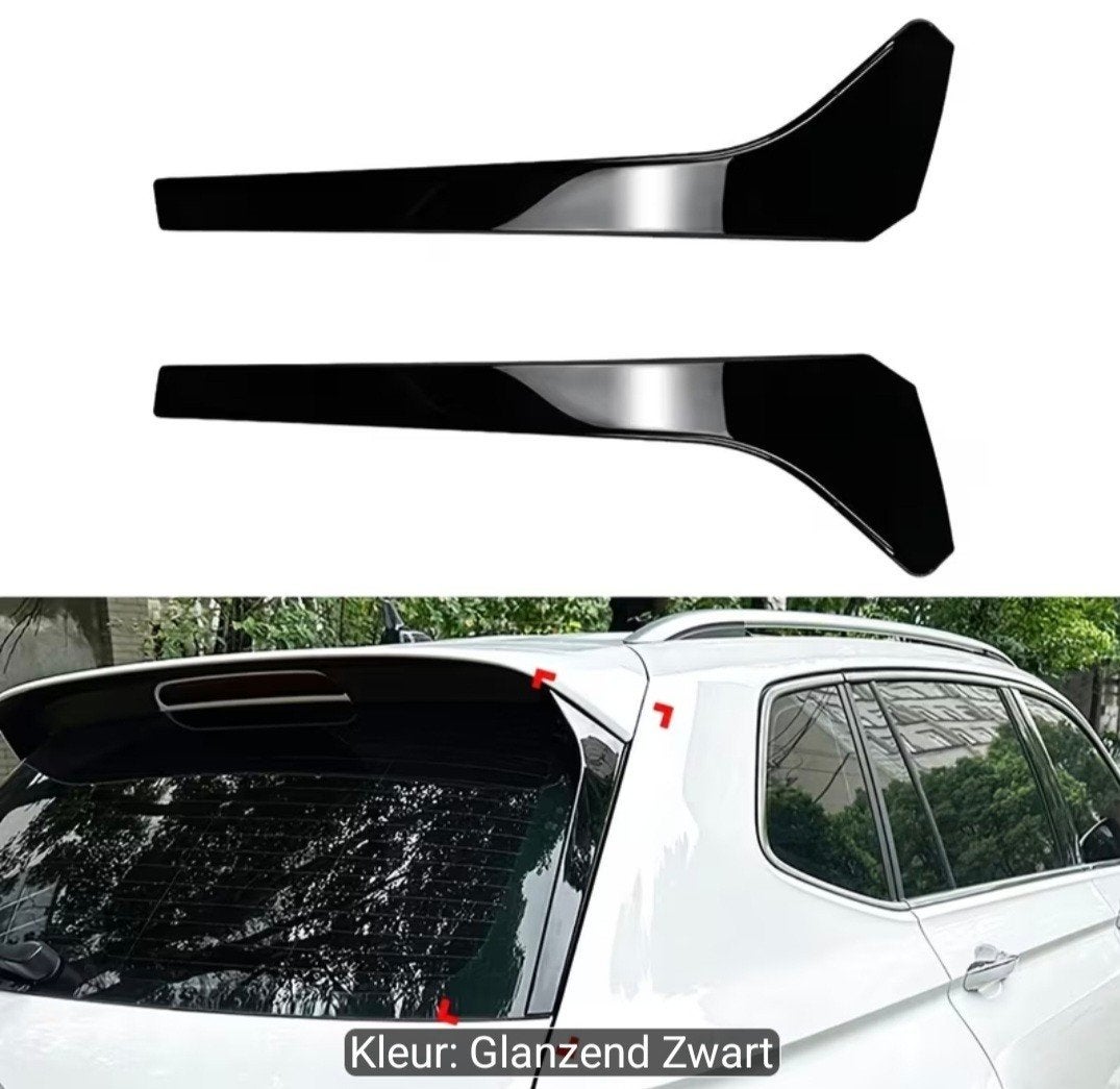 Achterruit side spoiler VW Tiguan, glanzend, Ophalen, Achterklep, Volkswagen, Nieuw
