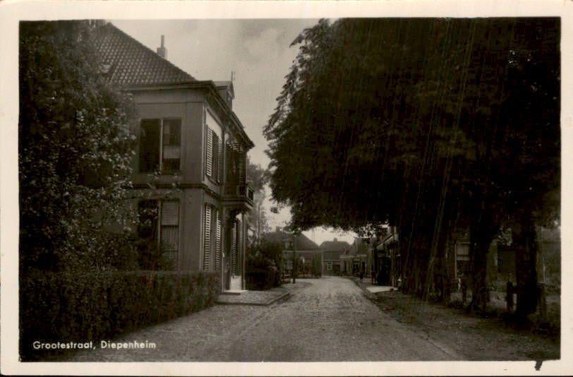 Diepenheim - Grootestraat, Ophalen of Verzenden, 1940 tot 1960, Gelopen, Overijssel