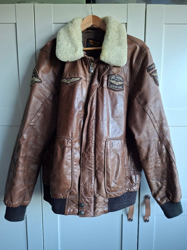 PME Hudson leren jack, Bruin, Verzenden, Overige maten, PME Legend