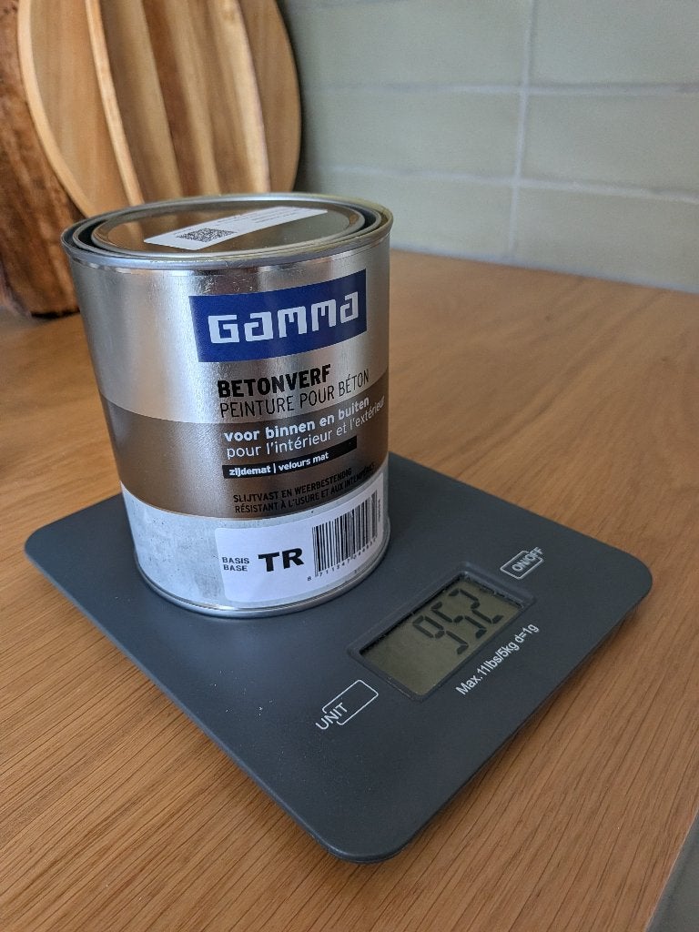 GAMMA Betonverf Zijdemat Golden Green, Ophalen of Verzenden, Minder dan 5 liter, Groen, Verf