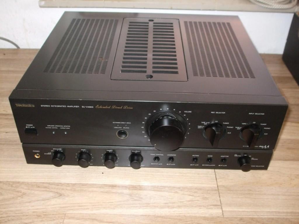 Technics SU-VX800 stereo geïntegreerde versterker, Ophalen of Verzenden, Zo goed als nieuw, 120 watt of meer, Overige merken