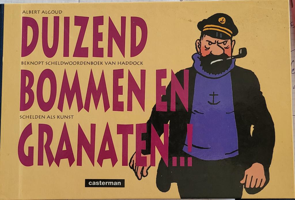 Duizend bommen en Granaten (1991) - Algoud, Eén stripboek, Ophalen of Verzenden, Gelezen, Albert Algoud