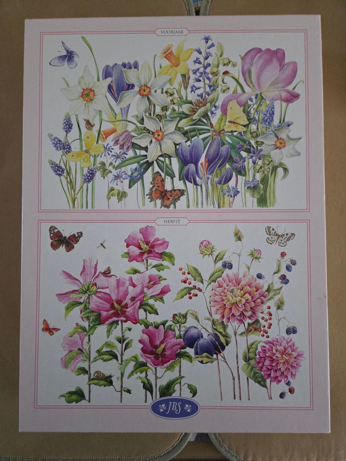 Puzzel Janneke Brinkman Bloemen 2 x 1000 stukjes, Ophalen of Verzenden, 500 t/m 1500 stukjes, Zo goed als nieuw, Legpuzzel