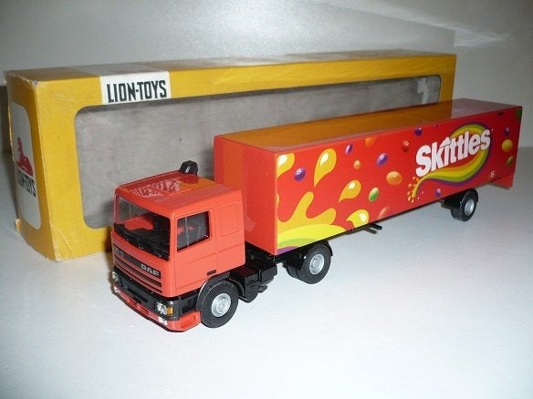 Lion Toys DAF 95 Truck SKITTLES, Ophalen of Verzenden, Nieuw, Bus of Vrachtwagen, Lion Toys