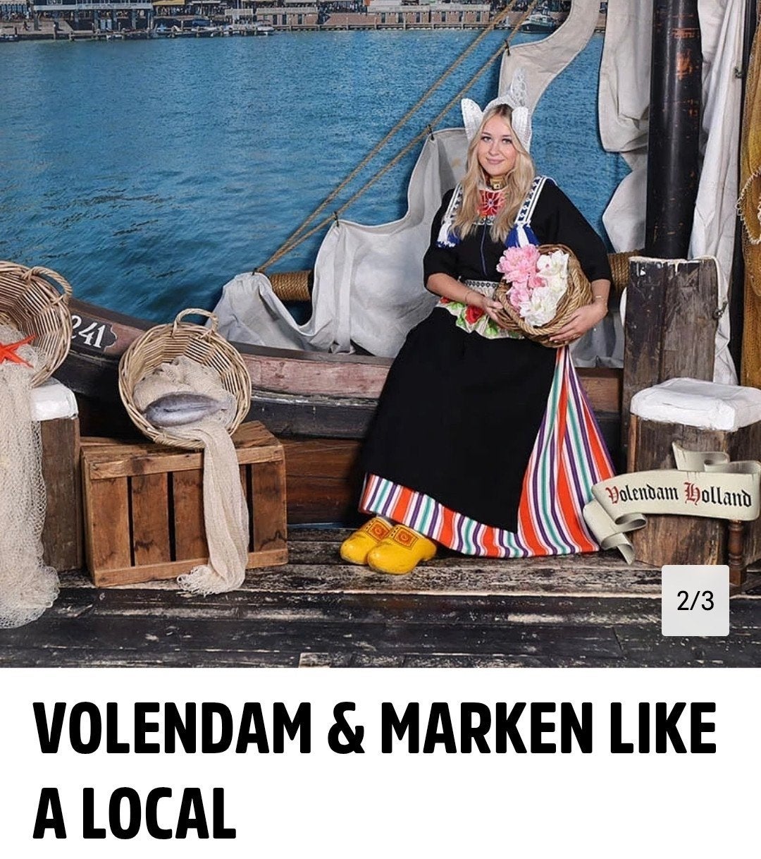 Ticket/ kaartje dagje Volendam en Marken, Drie personen of meer