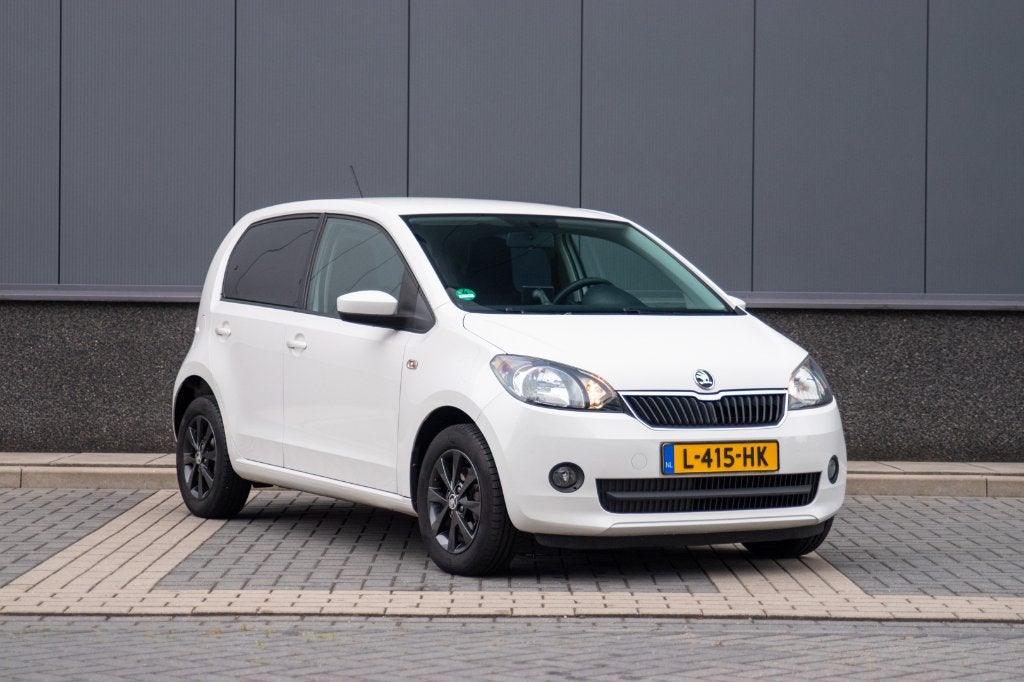 Škoda Citigo 1.0 Automaat (5-drs) | Airco | Cruise Control, Auto's, Skoda, Stof, 4 stoelen, USB, Grijs