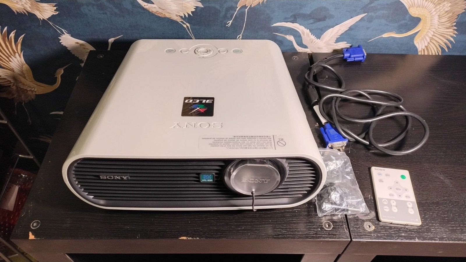 Sony VPL-ES5 Beamer Projector met Tas en Afstandsbediening, Gebruikt, Ophalen of Verzenden, LCD, Sony