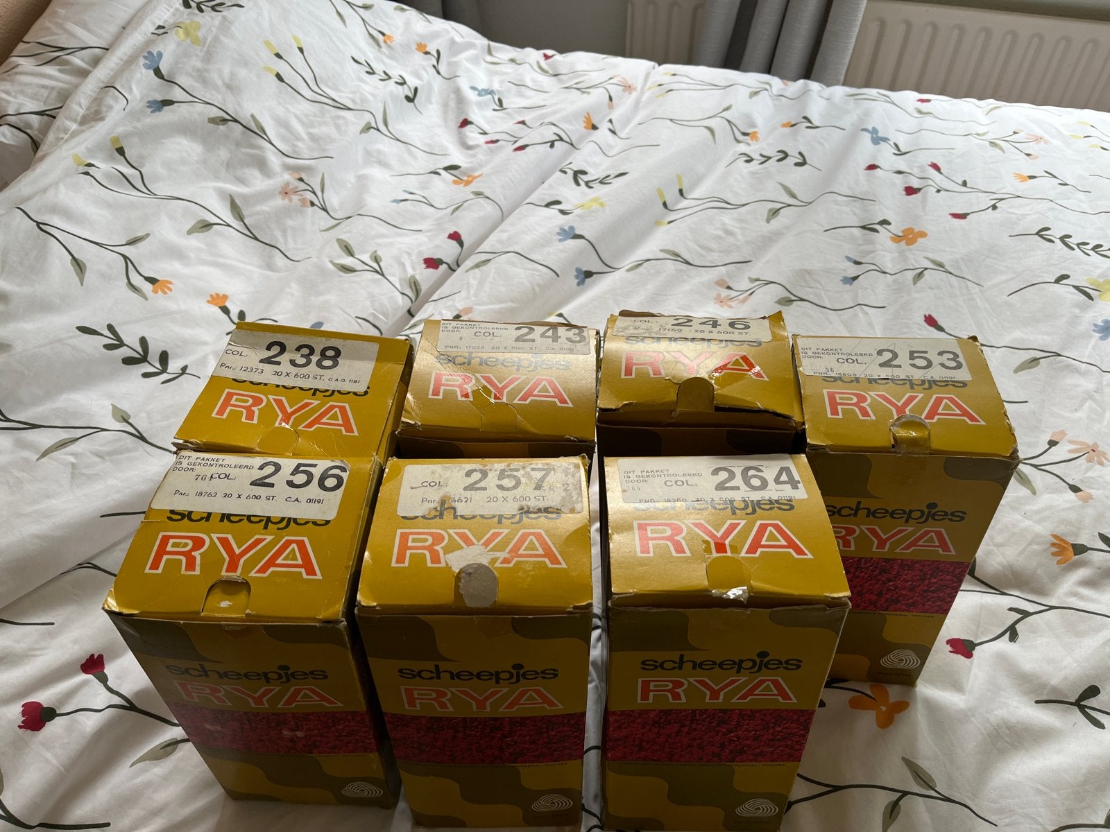 Smyrna wol pakketten - Diverse kleuren en aantallen, Ophalen, Gebruikt, Haken, Wol of Garen