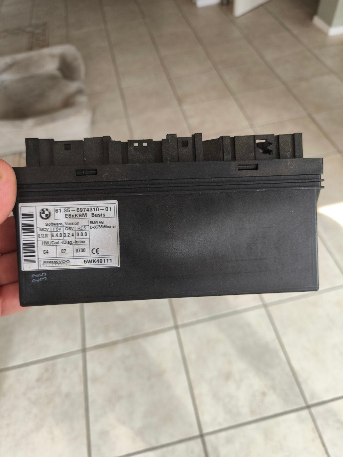 BMW E6xkbm E60 E61 KBM Basis Module 61.35-6974310-01, B, Ophalen of Verzenden, W, BMW
