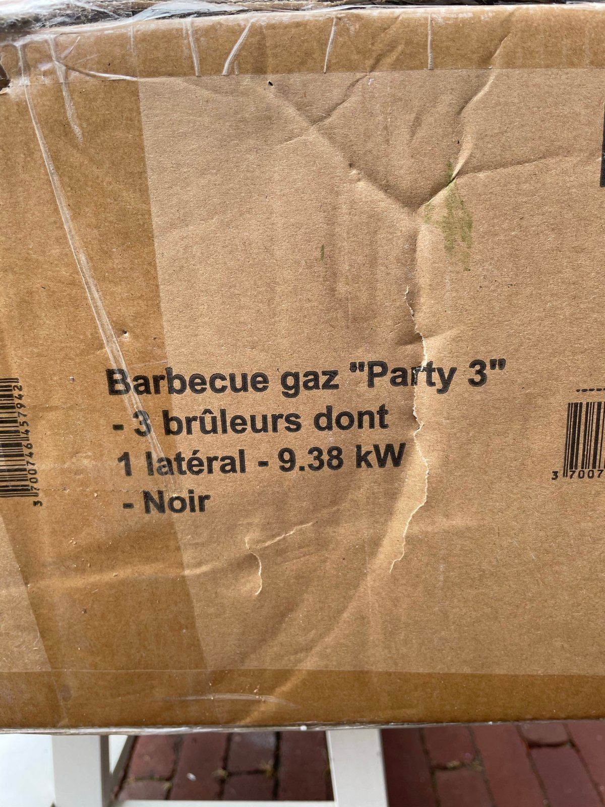 Nieuwe Habitat et Jardin gasbarbecue "Party 3" - Zwart, Tuin en Terras, Ophalen, Nieuw