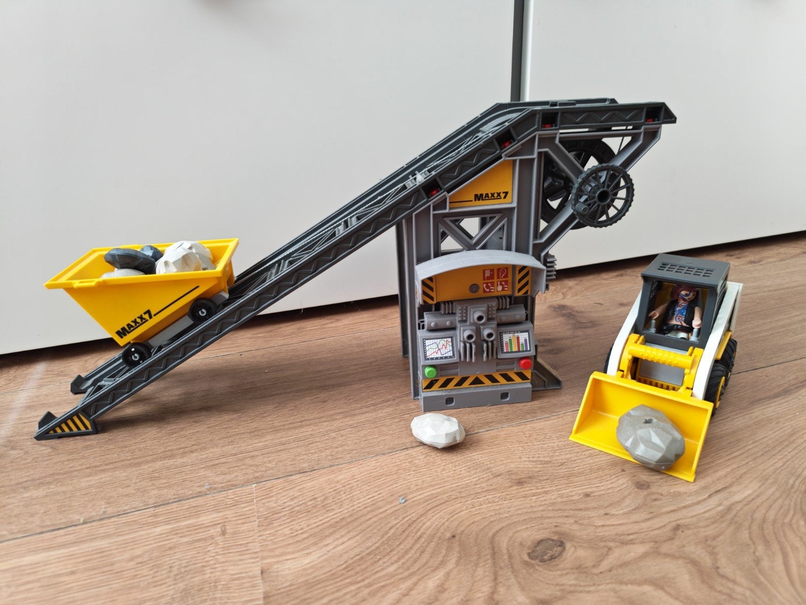 Playmobil Maxx 7 Mijn met transportband en shovel, Ophalen, Gebruikt, Complete set