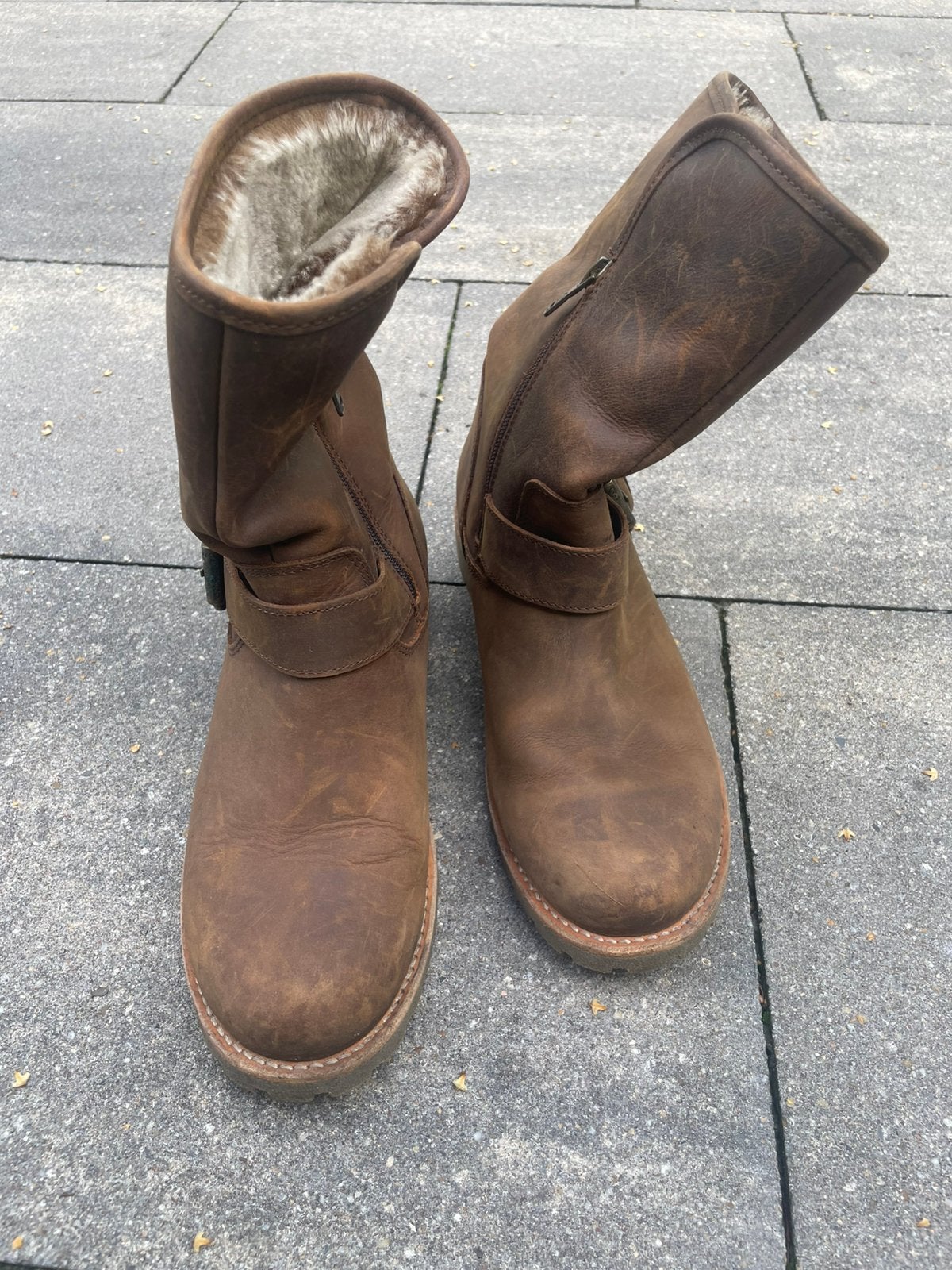 Bruine panama jack half hoge dames laarzen, maat 37, Bruin, Lage of Enkellaarzen, Ophalen of Verzenden, Gedragen