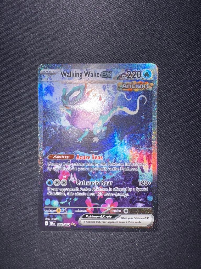 Pokemon kaart walking wake, Ophalen of Verzenden, Zo goed als nieuw