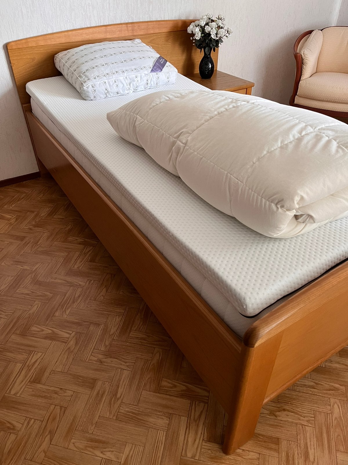 Senioren bed z.g.a.n., Ophalen, 90 cm, Eenpersoons, Zo goed als nieuw