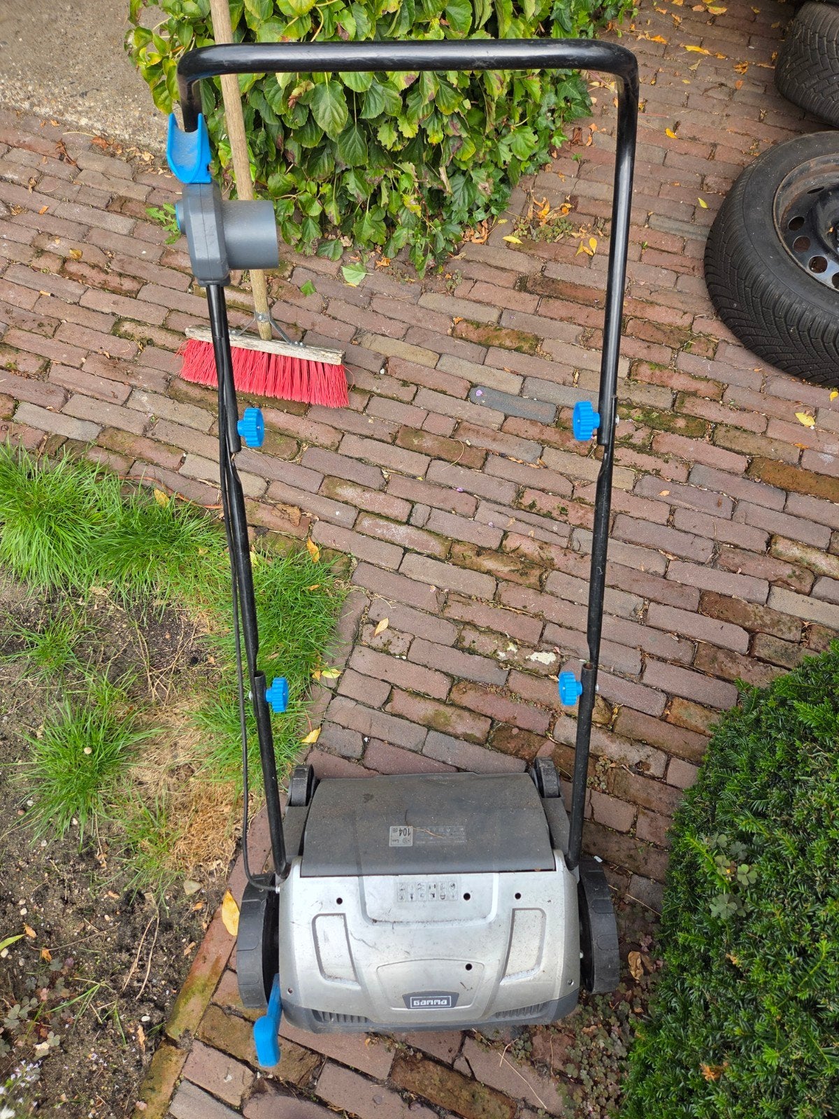 Verticuteermachine Gamma, Ophalen, Gebruikt