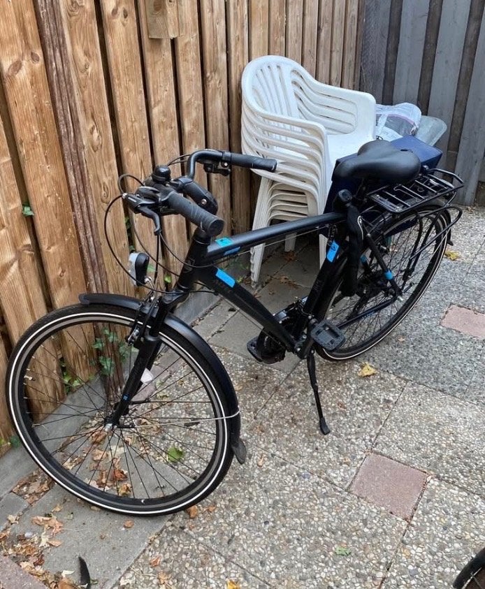 Herenfiets, Fietsen en Brommers, Fietsen | Heren | Herenfietsen, Versnellingen, Zo goed als nieuw, 53 tot 57 cm, Ophalen