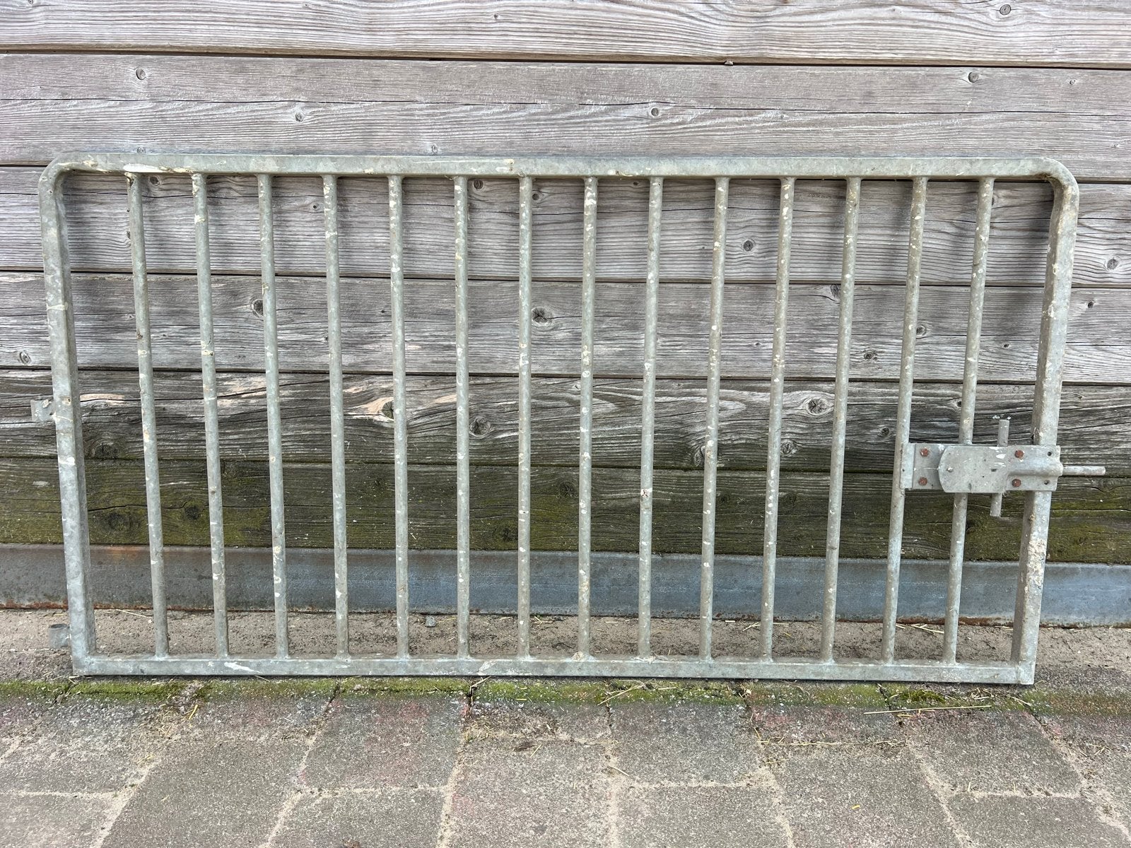 Gegalvaniseerd rek/  poort - 148x76 cm, Ophalen, Gebruikt, IJzer