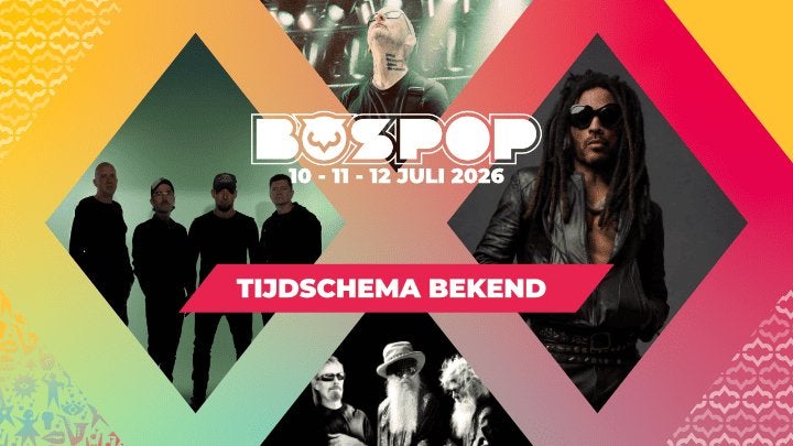 Weekend Bospop incl camper plaats 2 personen, Twee personen, Juli
