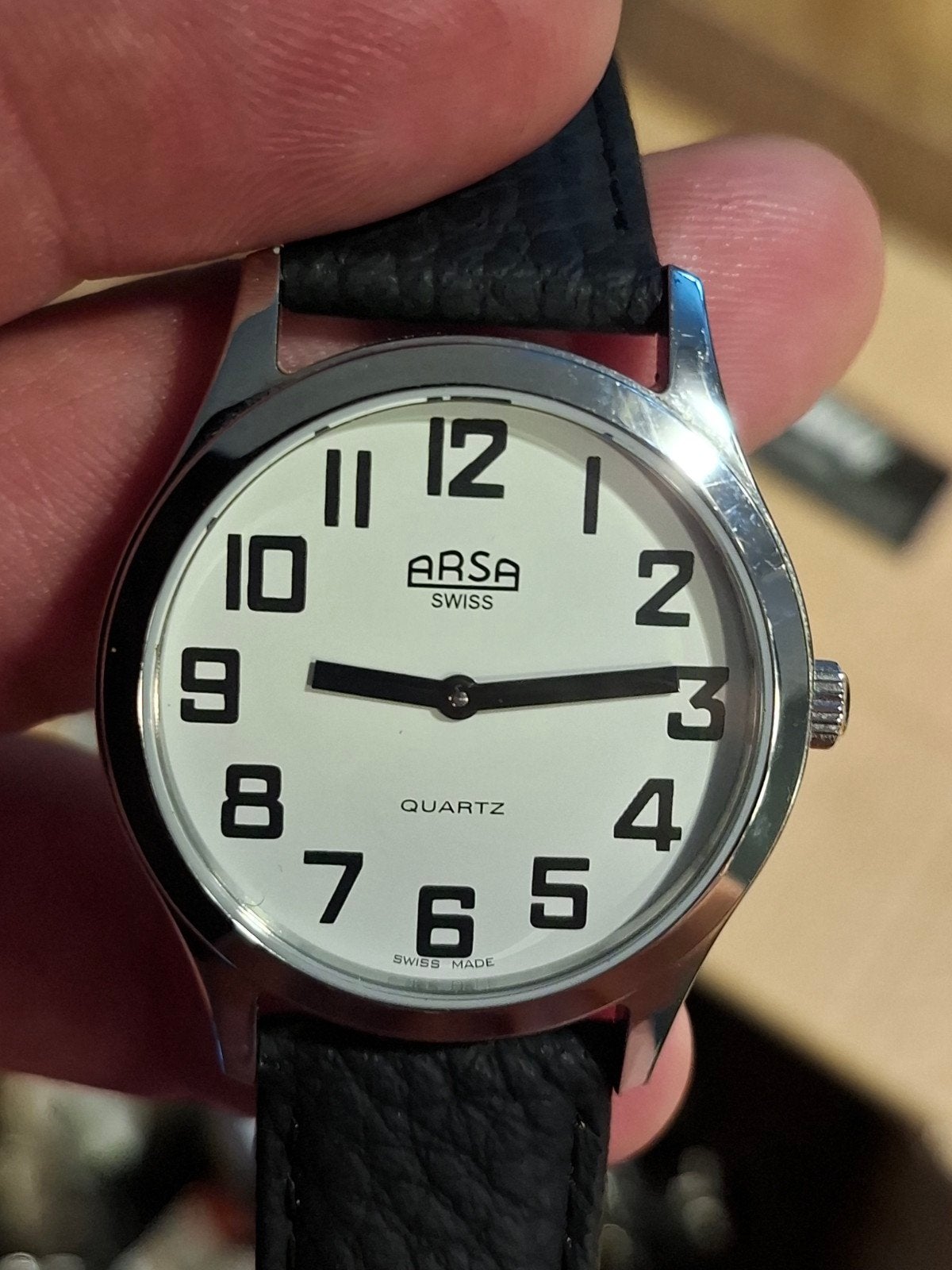 Senioren horloge, Verzenden, Leer, Overige merken