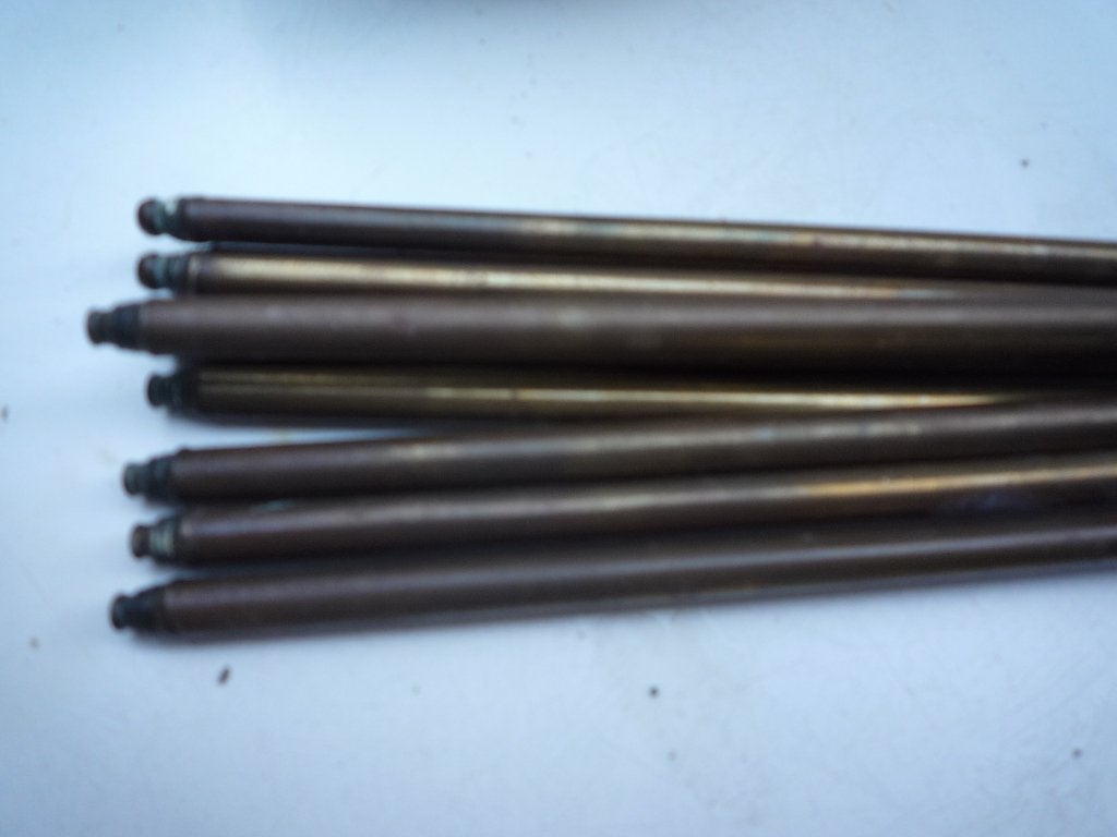 antieke koperen traproedes bosje van 9 Ø 8 cm 60 cm lang, Ophalen of Verzenden, Koper