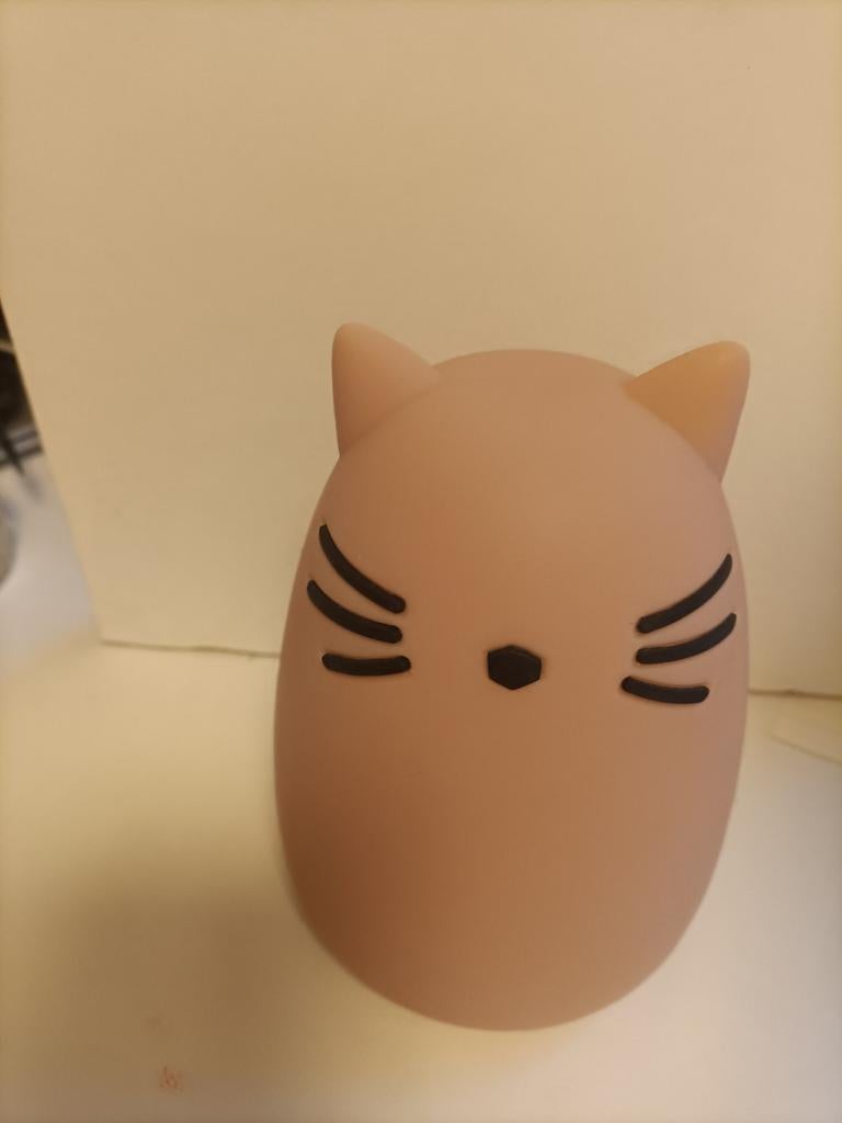 Schattig Bruin Katten Nachtlampje - 15 cm €3,-, Ophalen of Verzenden, Gebruikt