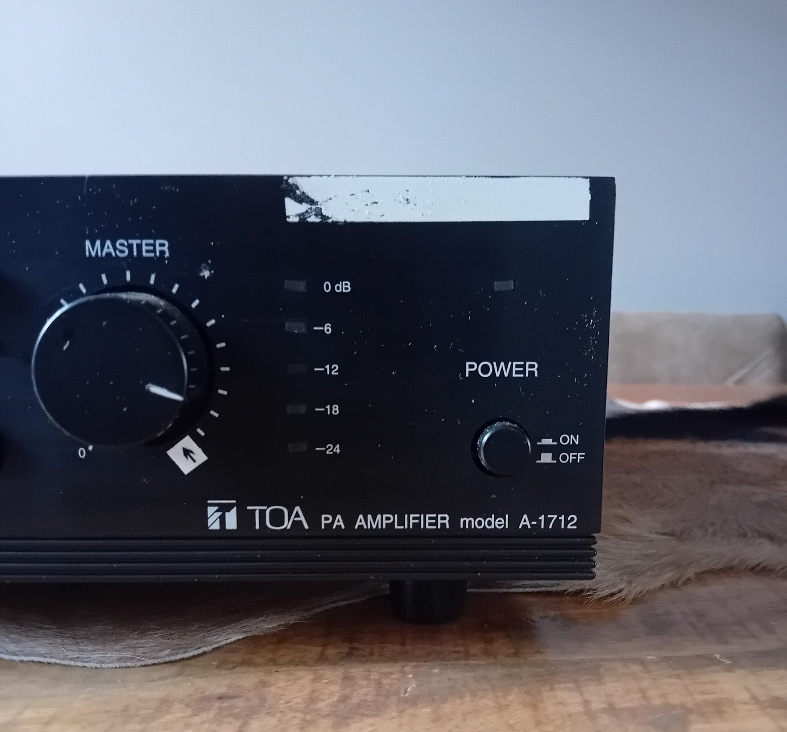 TOA PA Versterker model A-1712 - 120W, Gebruikt, Overige merken, Ophalen of Verzenden, 120 watt of meer, Gebruikt
