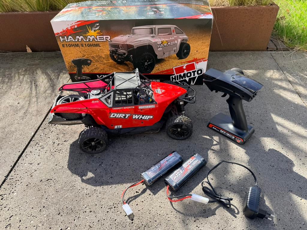 Himoto Hammer met extra 5000mAh batterij, Hobby en Vrije tijd, Modelbouw | Radiografisch | Auto's, Ophalen, Zo goed als nieuw