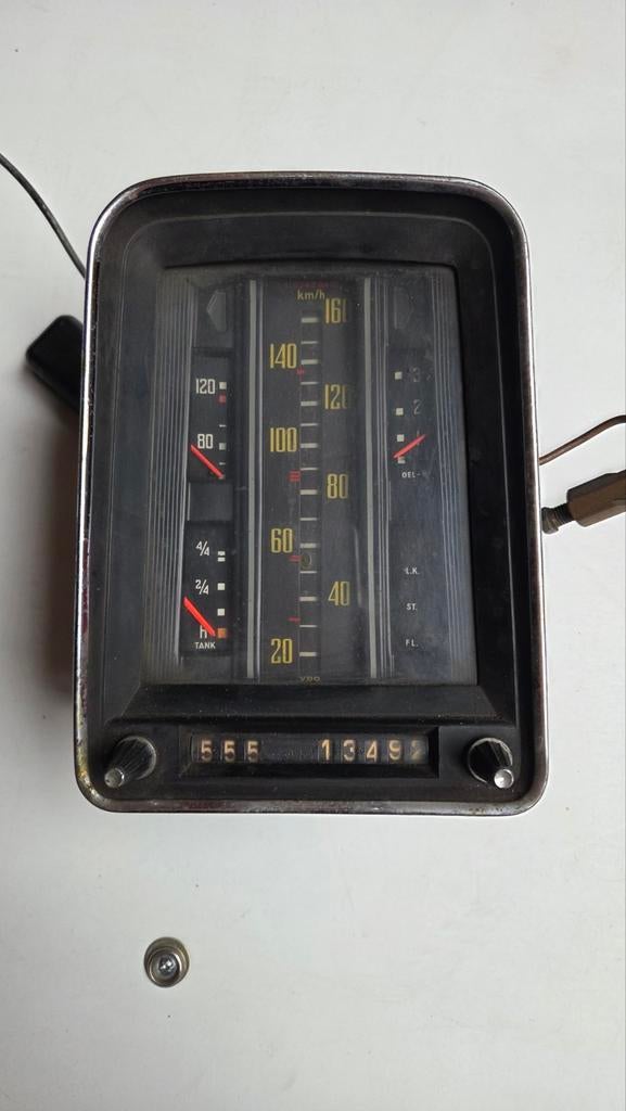 VDO snelheidsmeter/dashboard voor klassieke auto, Ophalen of Verzenden, Gebruikt, Universele onderdelen