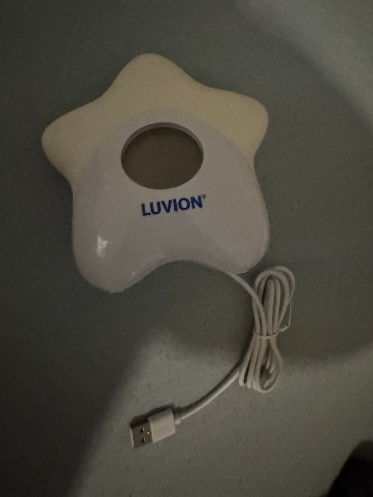 Luvion Glowstar Nachtlampje/Thermometer, Ophalen of Verzenden, Gebruikt