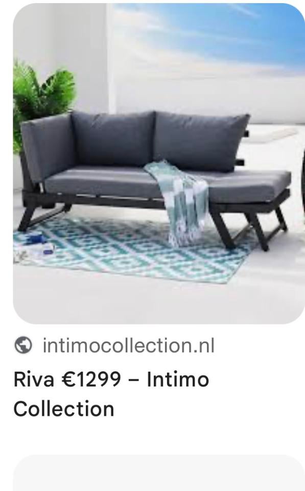2x intimo collectie bankjes, Ophalen, Zo goed als nieuw
