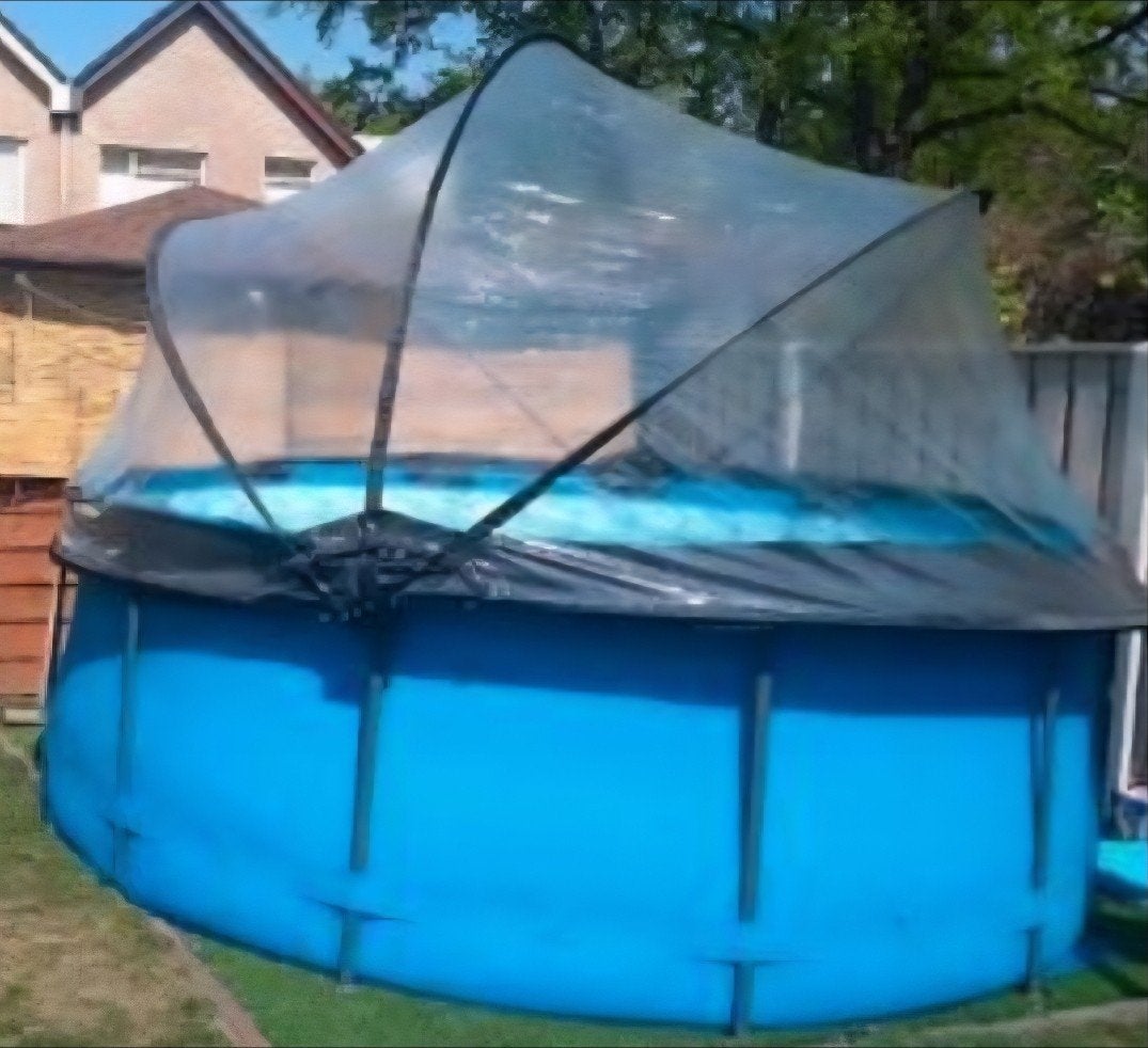 Zwembadoverkapping universeel 366 cm, Tuin en Terras, Zwembad-toebehoren, Ophalen, Gebruikt, Overige typen