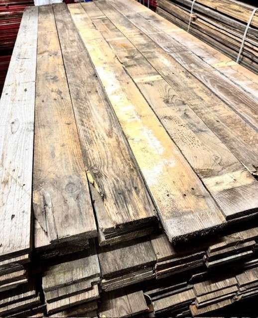 Gesorteerd sloophout 13,52 cm kopmaat oud hout planken, Tuin en Terras, Palen, Balken en Planken, Gebruikt, 180 tot 250 cm, Planken