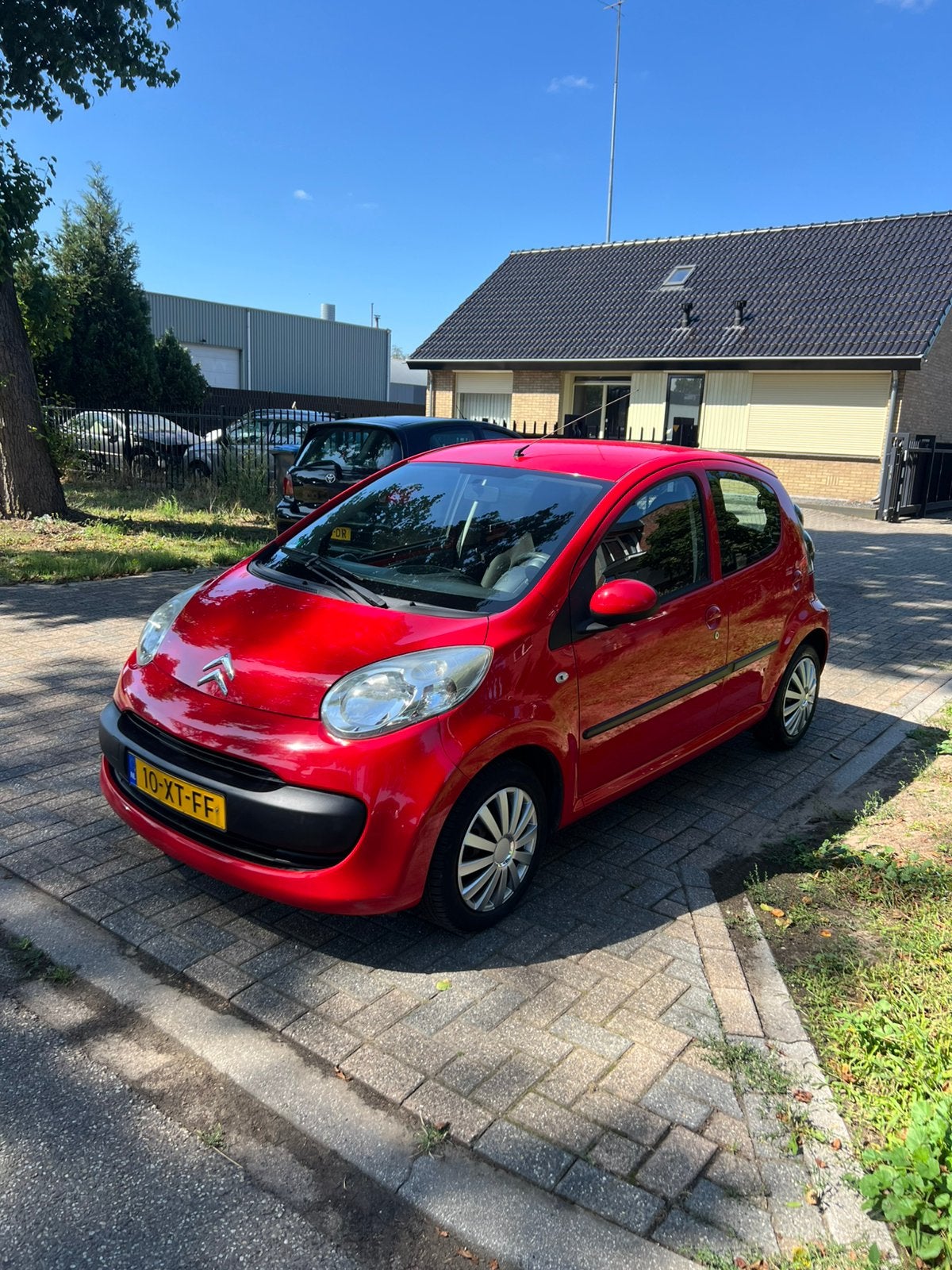 Citroën C1 1.0 5-DRS 2007 Rood | NW APK | AIRCO | NAP |, Auto's, Voorwielaandrijving, Stof, Zwart, 4 stoelen
