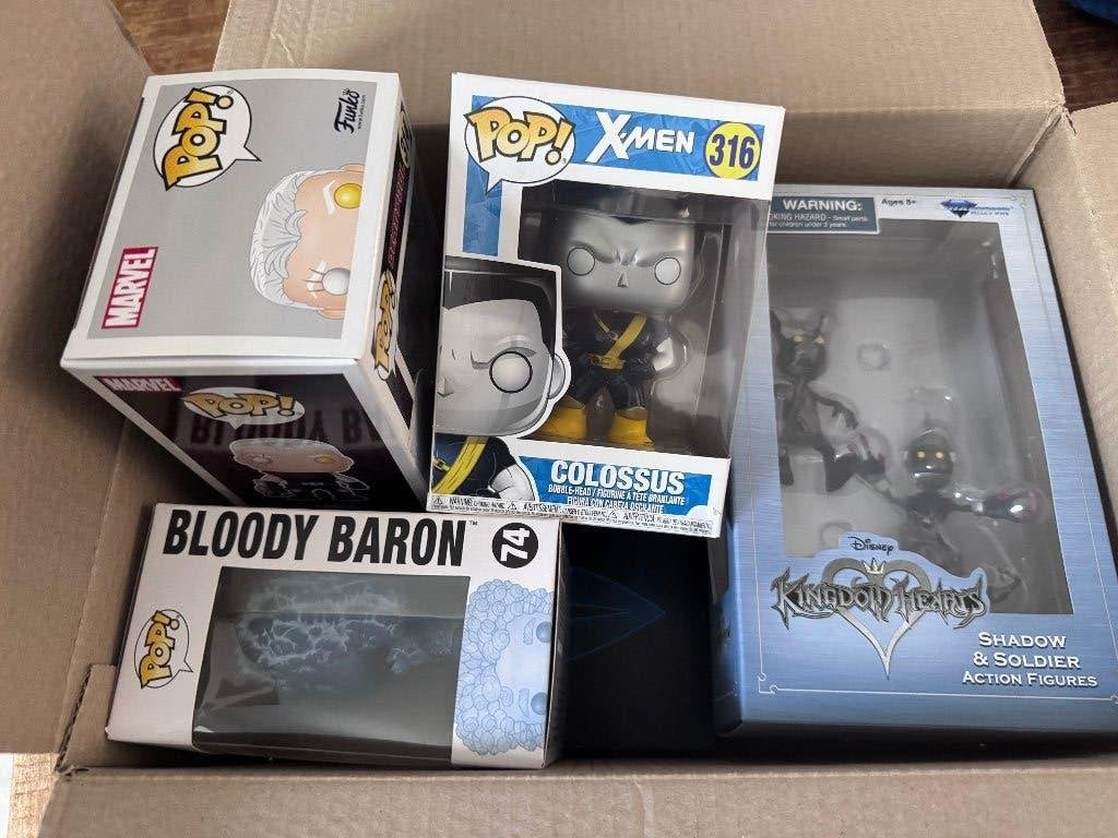 3x Funko pop + 2x Disney Kingdom Hart +Star Trek en Batman, Verzenden, Zo goed als nieuw