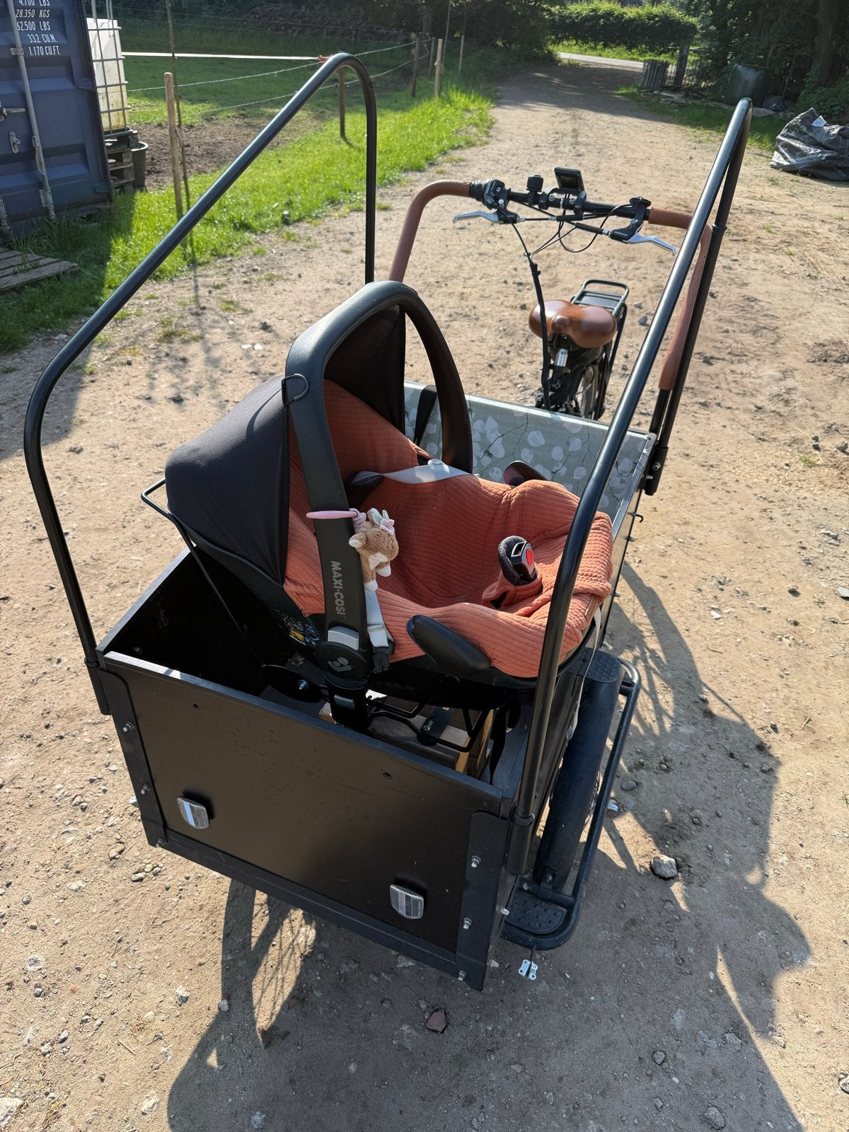 Maxicosi houder voor bakfiets, Ophalen of Verzenden, Gebruikt, Overige typen, Minder dan 20 kg