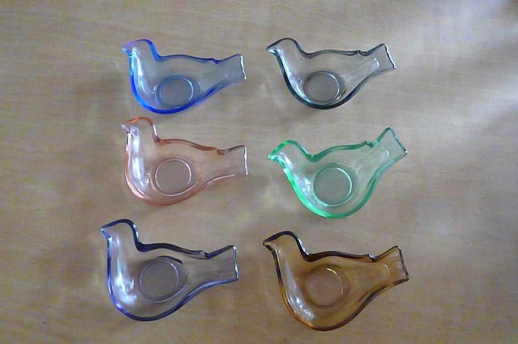 retro amuse setje in de vorm van een vogel (glas), Ophalen of Verzenden, Overige typen