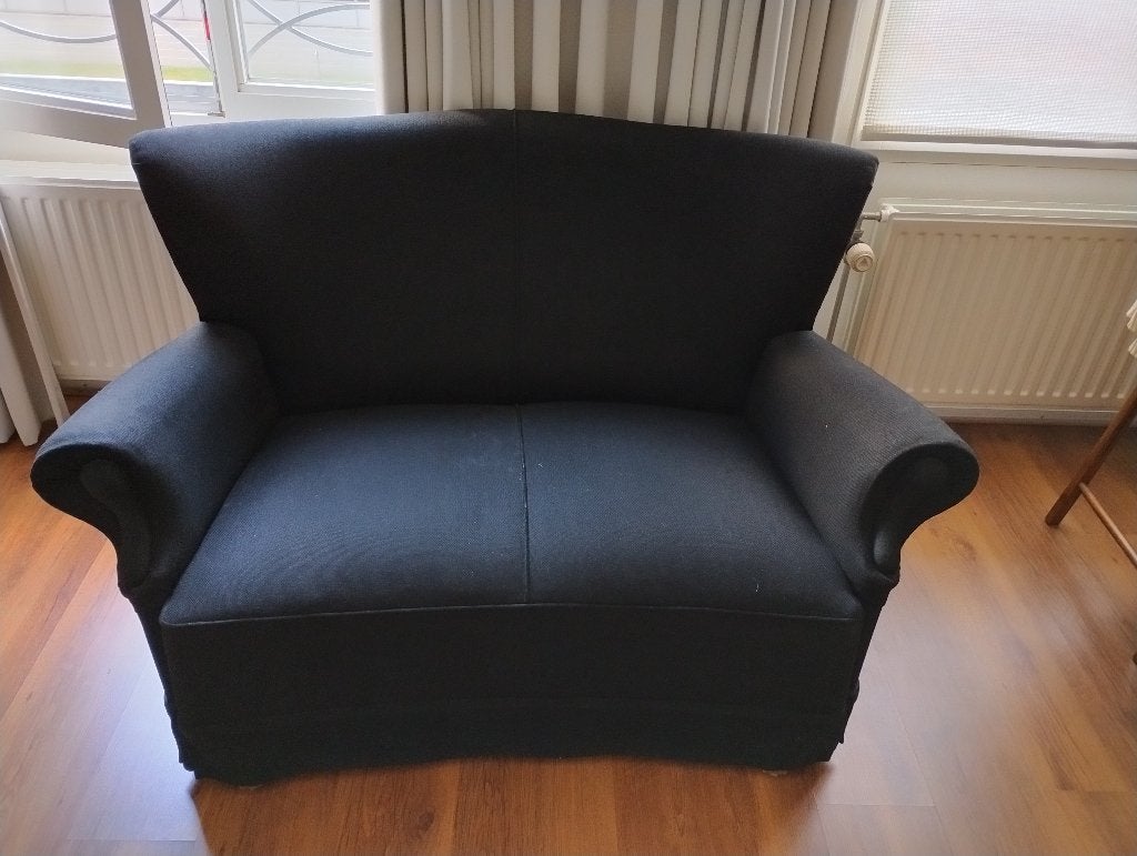 Leuk bankje te koop, Ophalen, Gebruikt, Tweepersoons, 75 tot 100 cm