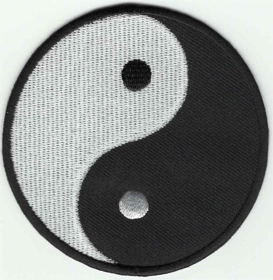 Yin en Yang patch embleem, Verzenden, Nieuw, Bedrijf of Vereniging