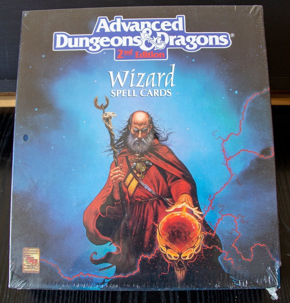 ADD 2ndEd.-Deck of Wizzard Spells TSR Sealed Box 1992, Ophalen of Verzenden, Zo goed als nieuw, Overige soorten, Toebehoren