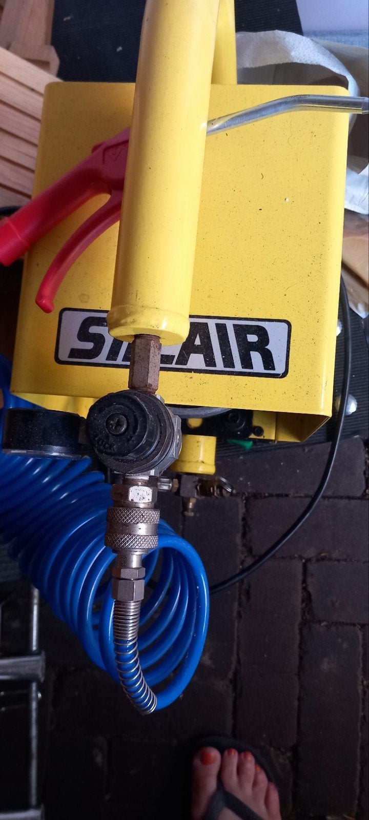 Stille Airbrush Compressor - Werther Sil-Air, Doe-het-zelf en Verbouw, Compressors, Ophalen, Gebruikt, Minder dan 200 liter/min