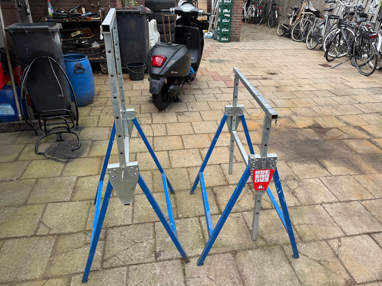 Verstelbare metalen bokjes, Doe-het-zelf en Verbouw, Ophalen, Gebruikt, Overige typen, Minder dan 2 meter