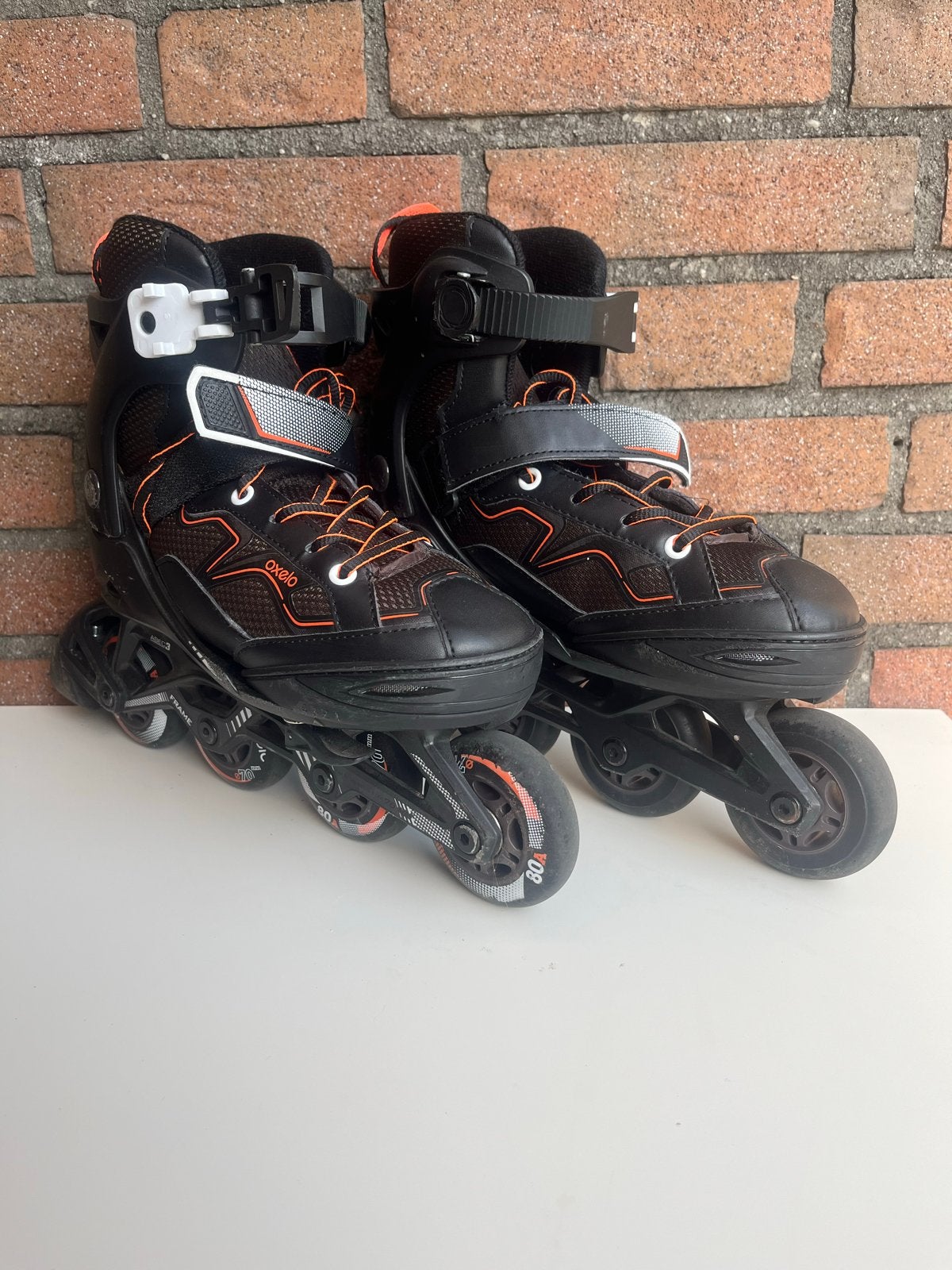 Oxelo rolschaatsen verstelbaar maat 32-35, Sport en Fitness, Schaatsen, Ophalen of Verzenden, Gebruikt, Overige typen, Overige merken