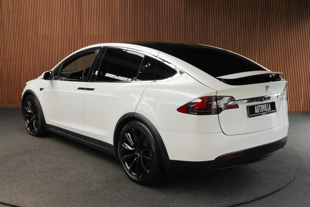 Tesla Model X Dual Motor AWD 7p. 100 kWh Autopilot Leer Navi, Automaat, Model X, Gebruikt, Zwart
