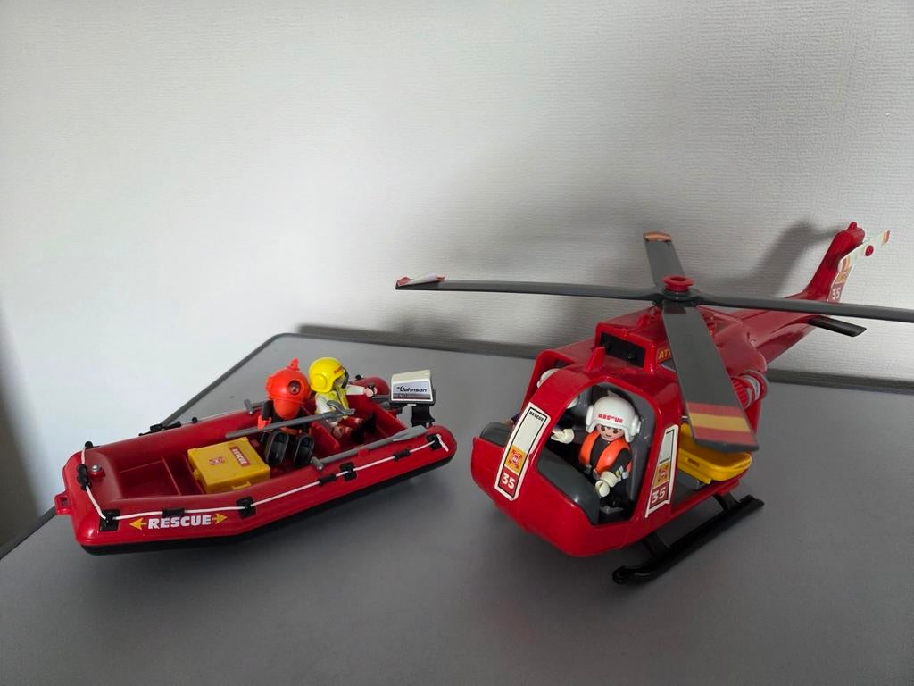 Playmobil reddingswerkers, Ophalen