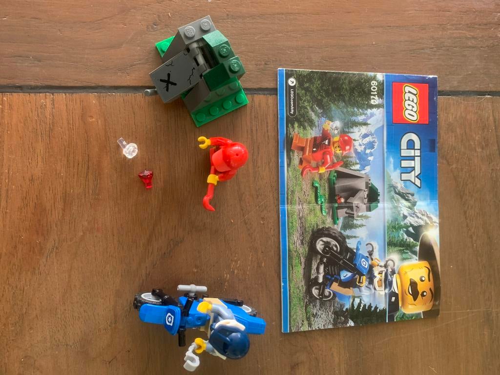 Lego City 60170 met boekje, Ophalen, Lego, Complete set, Inclusief instructies
