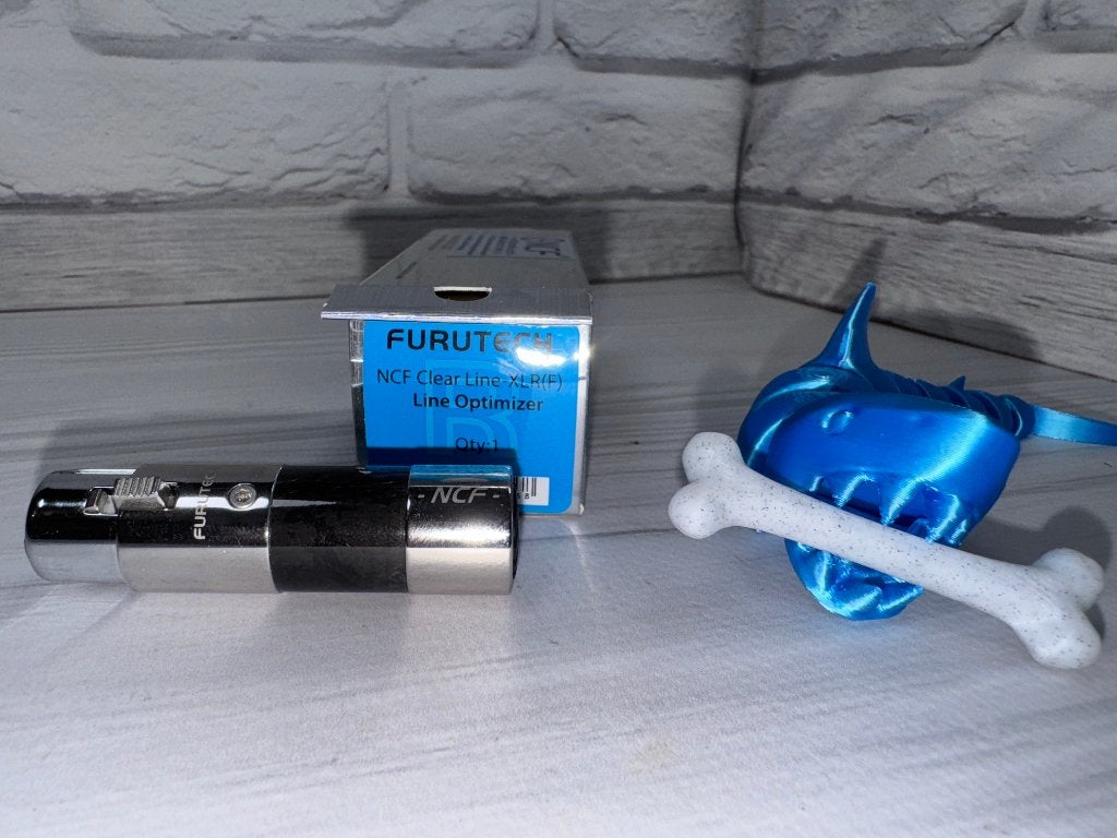 Furutech NCF Clear Line Optimizer XLR ruisonderdrukker, Verzenden, Gebruikt, Minder dan 2 meter, Interlink-kabel