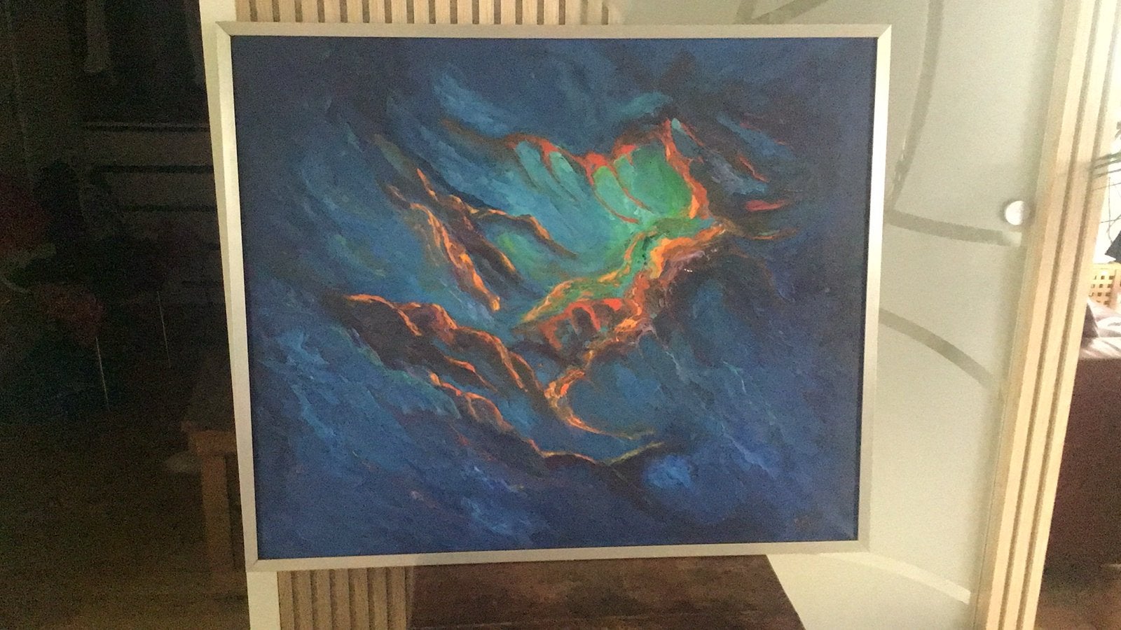 Abstract Schilderij Rik van Tongeren - de verschijning, Ophalen