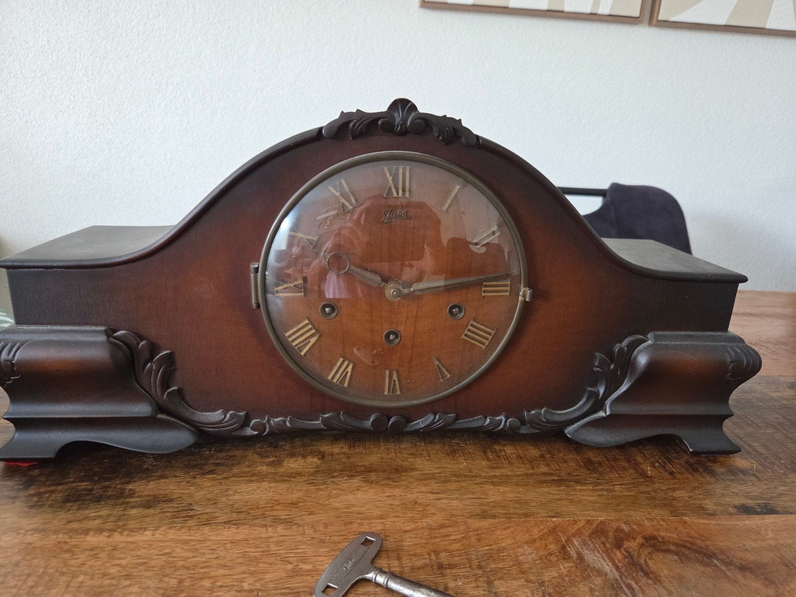 Juba schouwklok / pendule, Antiek en Kunst, Ophalen